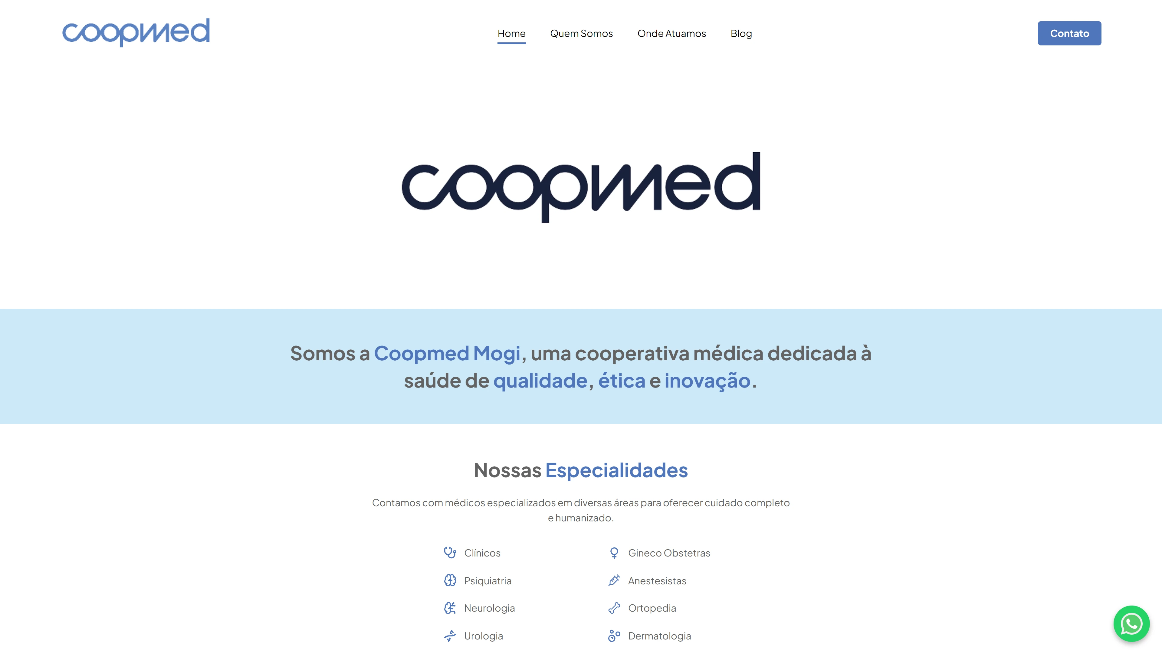 Coopmed Mogi — site
